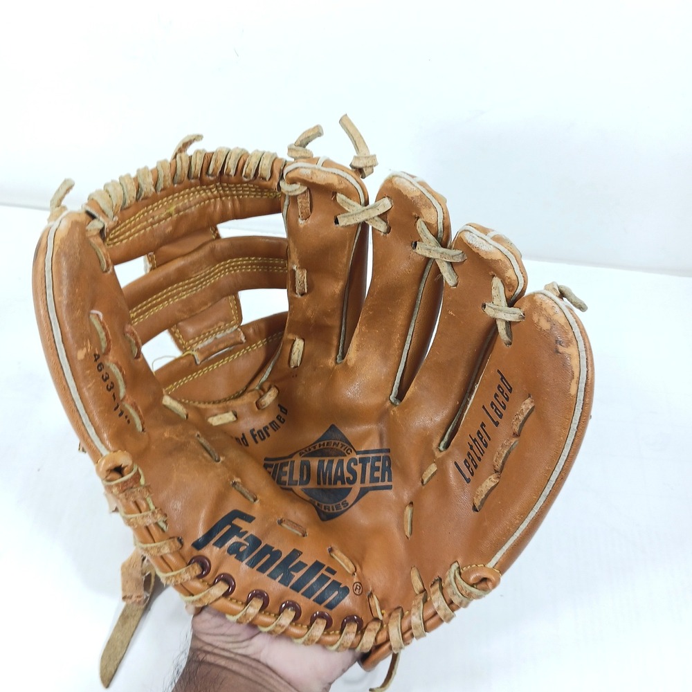 Franklin Field Master Series Baseball Glove 11 Inch Tan Leather 4633 RHT